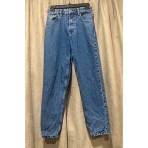 Zara Join Life Hi-Rise Barrel Jeans 100% Ecologically Grown Cotton sz 4